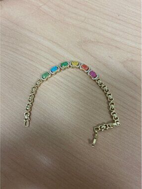 Pastel Multi Color Tennis Bracelet